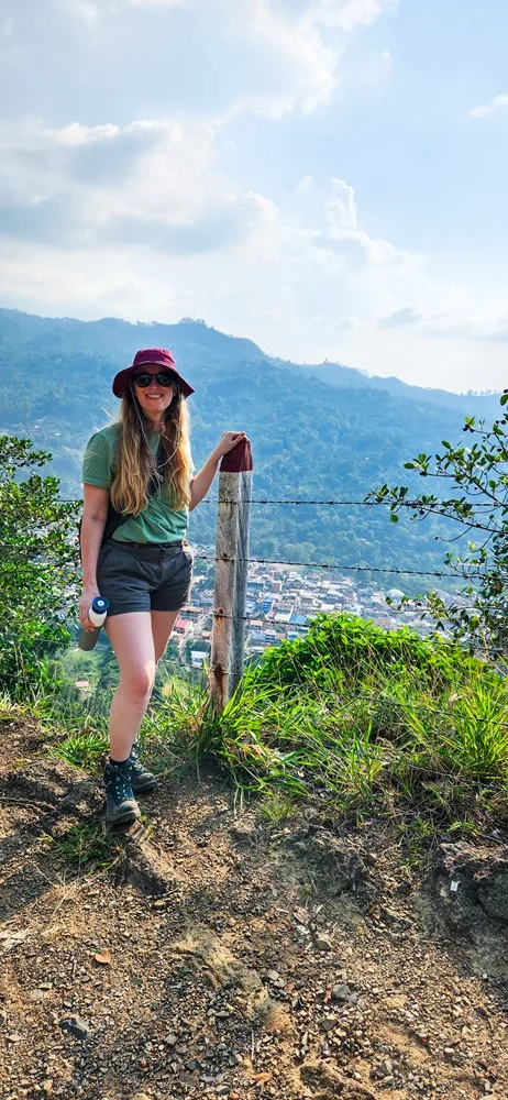 Wandelen in de natuur omgeving Bogota