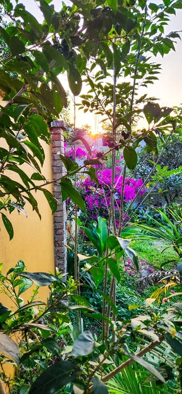 Zonsondergang bergen Colombia