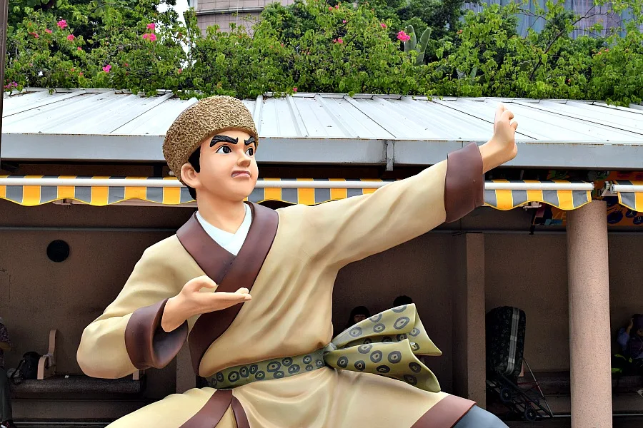 Avenue of Comic Stars - parken in Hongkong