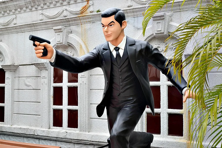 Avenue of Comic Stars - parken in Hongkong
