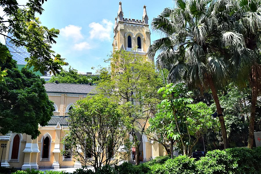 Cheung Kong Park - parken in Hongkong