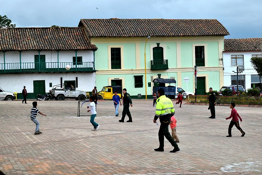 Veilig dorp Colombia