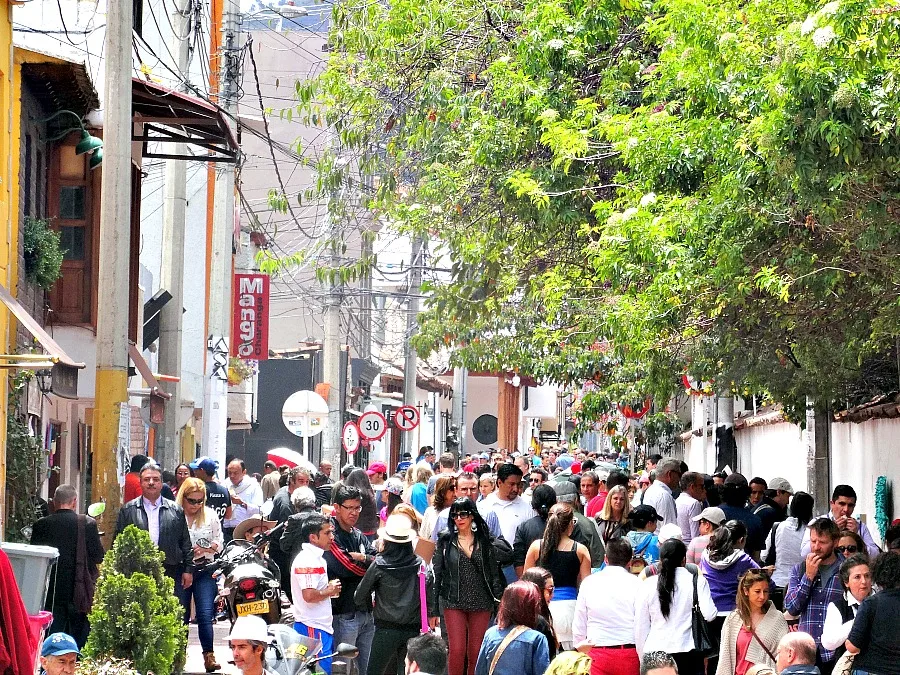 Usaquén Bogotá zondag