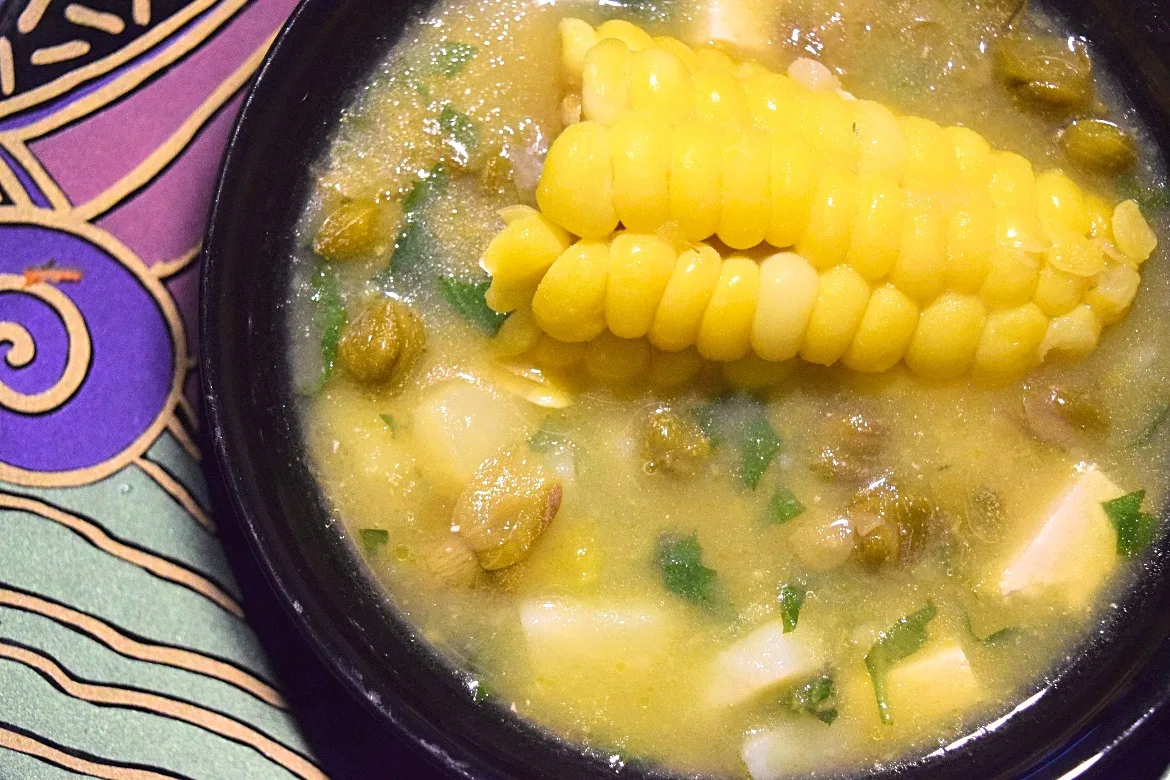 Ajiaco typisch Colombiaans recept - featured