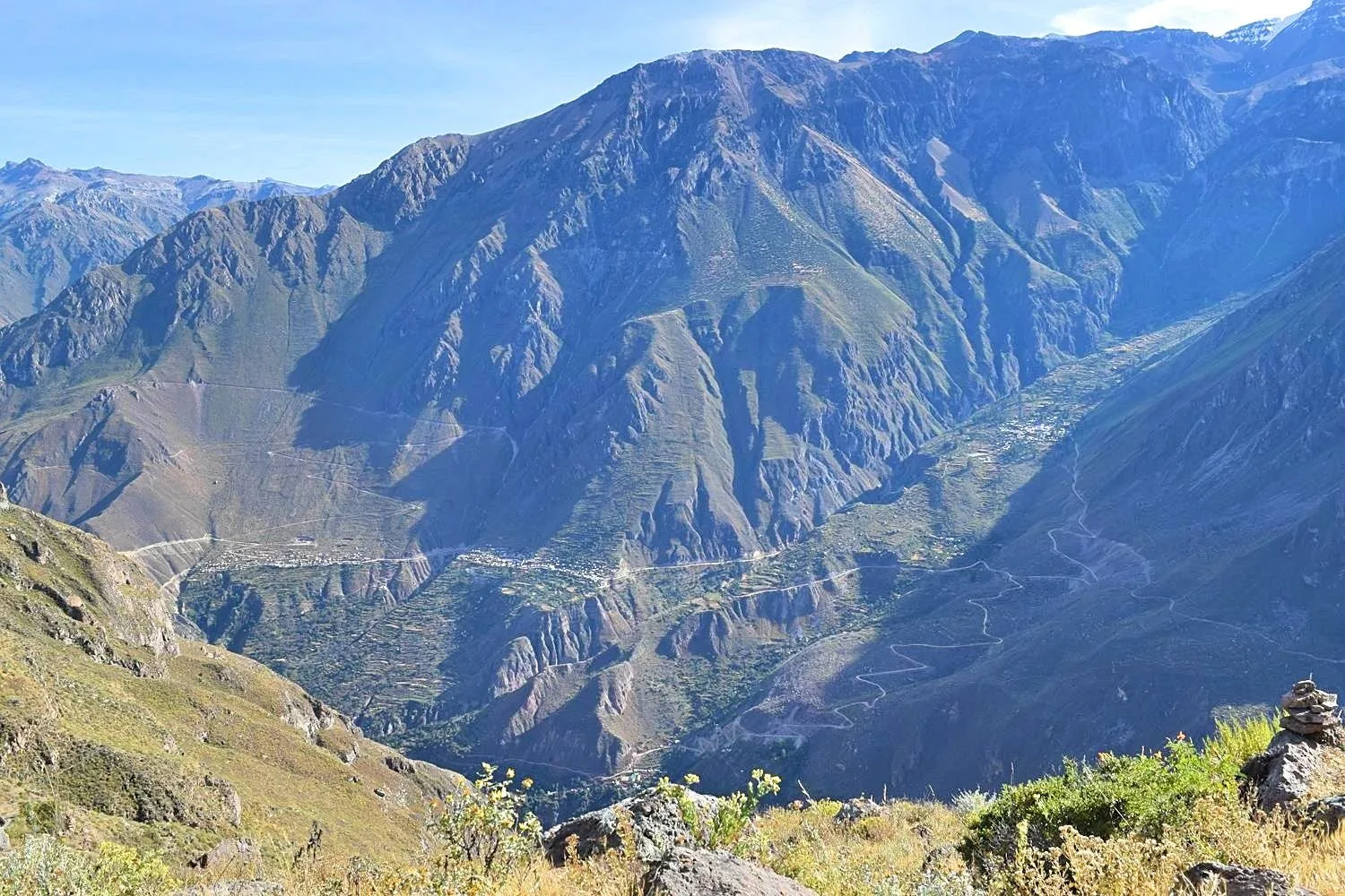 Fietsen in de Colca Canyon Peru