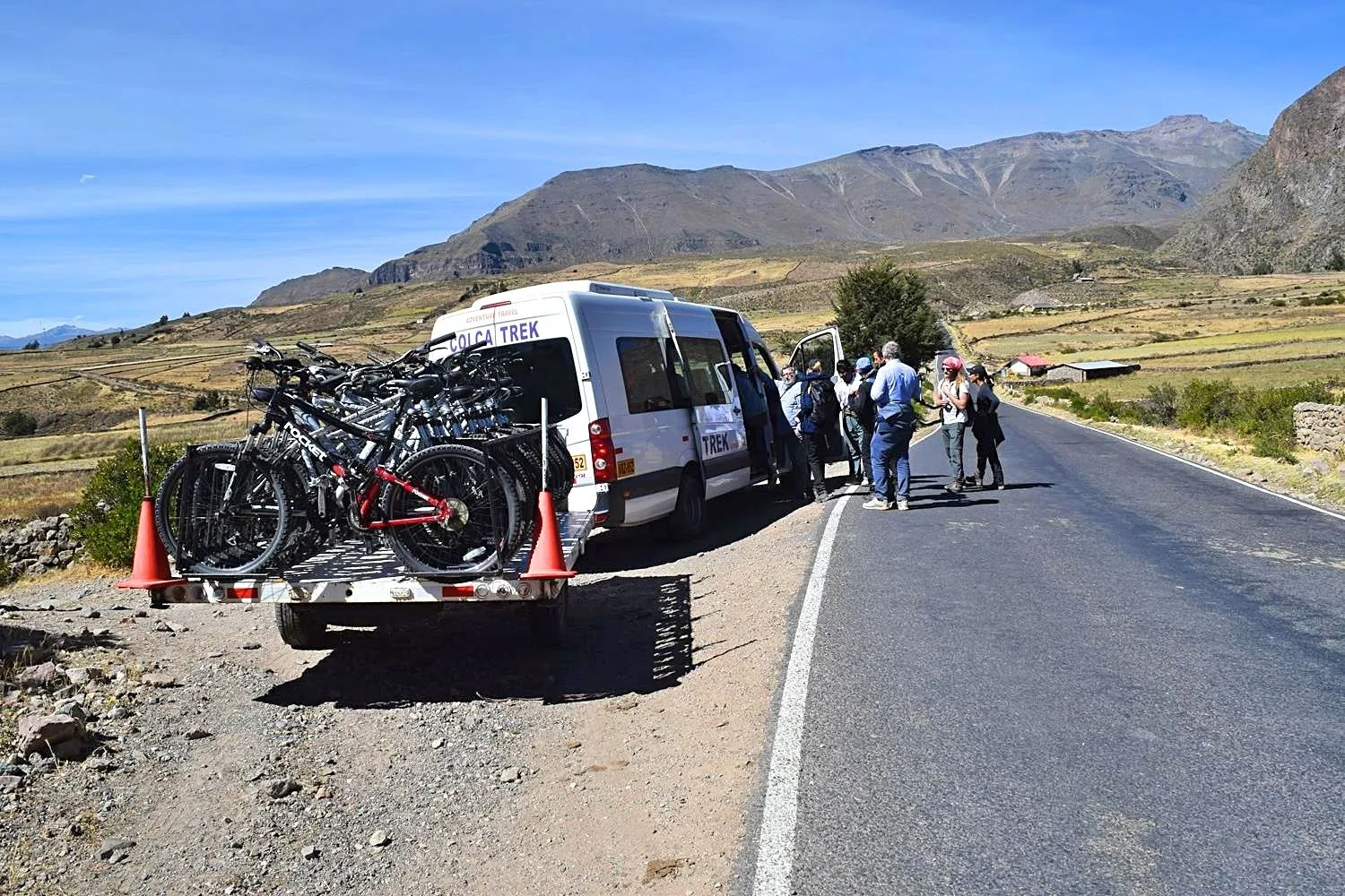 Fietsen in de Colca Canyon Peru