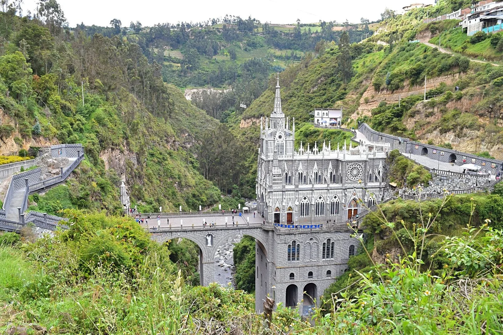 Las Lajas basiliek Ipiales Colombia