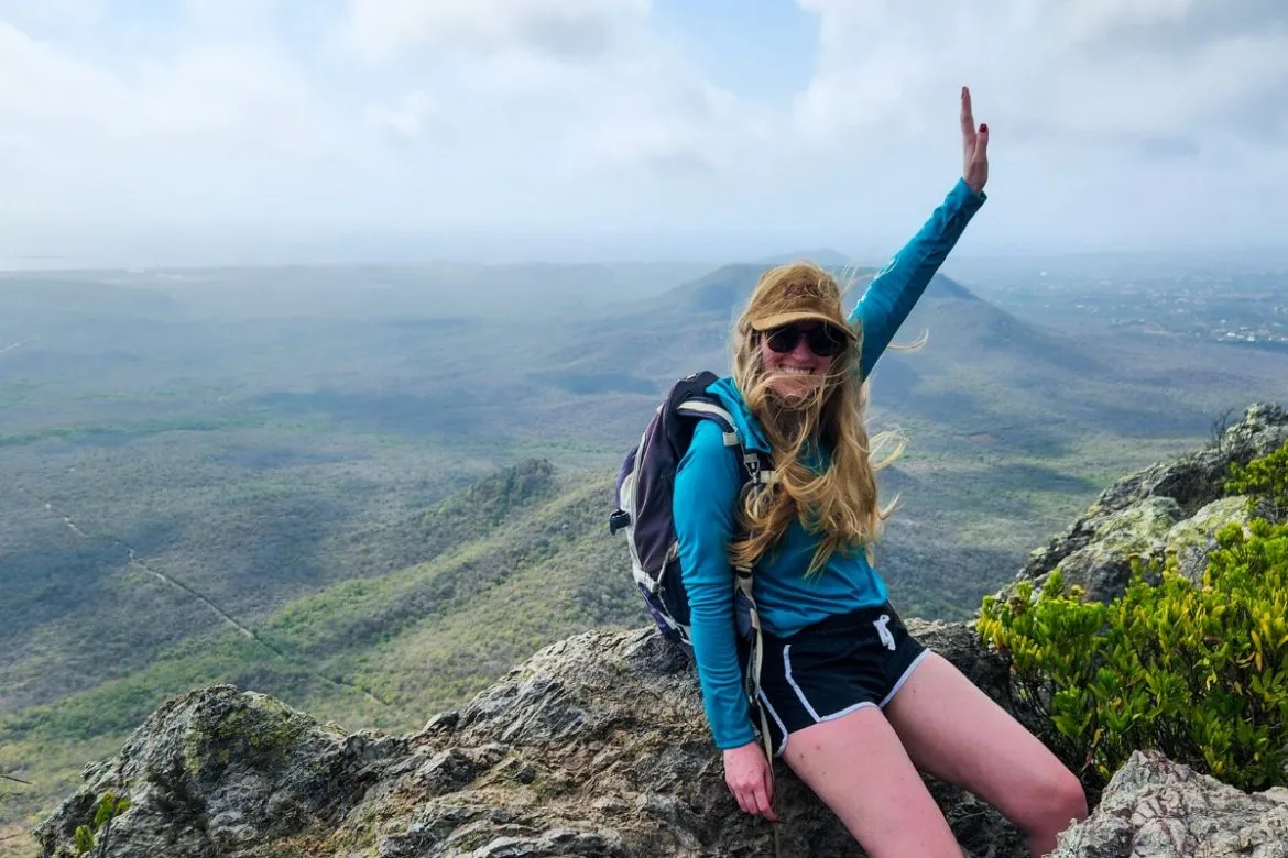Climbing Christoffel Mountain Curacao