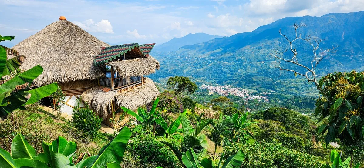 Verblijf in een tambo in Colombia