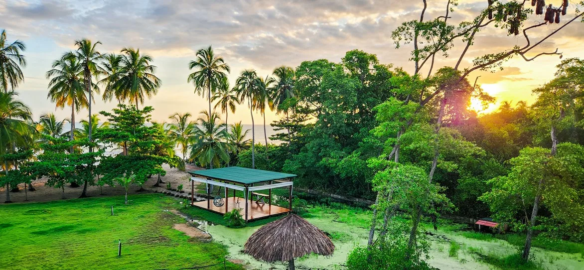 Rustig eco hotel in Palomino