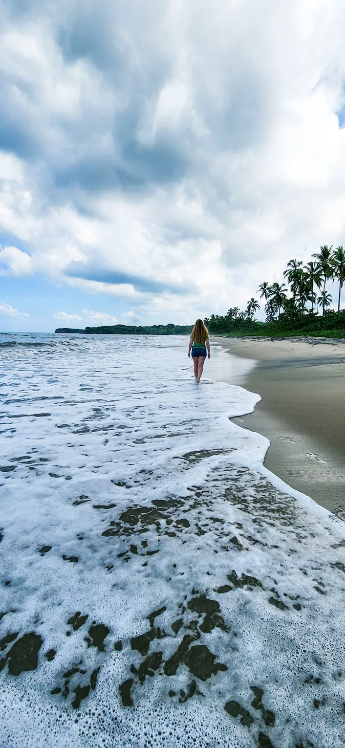 Strandwandeling Palomino Colombia