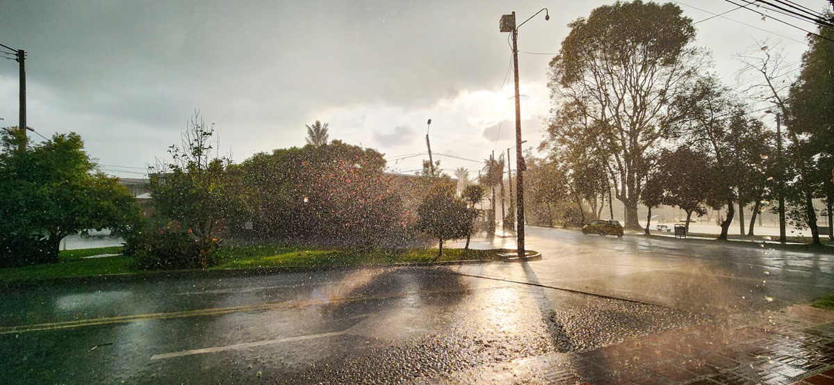 Regenseizoen in Bogotá
