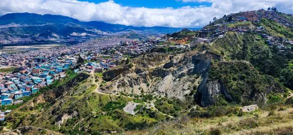 Buiten de gebaande paden in Bogotá