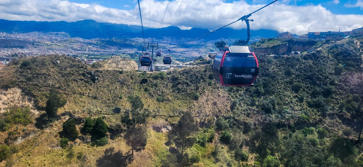 Kun je in Bogotá met de kabelbaan