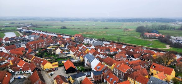 Beautiful viewpoint in Ribe Beautiful viewpoint in Ribe