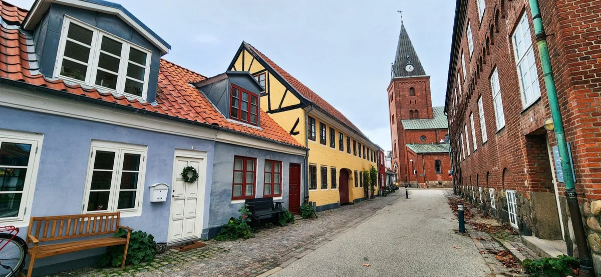 Mooie straatjes Aalborg Jutland