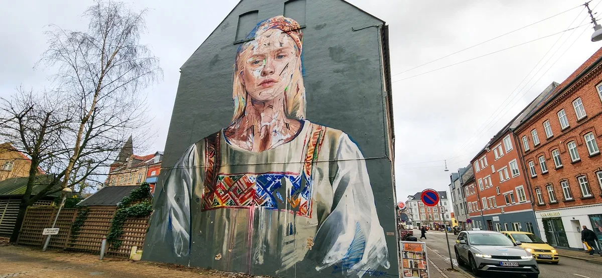 Wandeling muurschilderingen Aalborg
