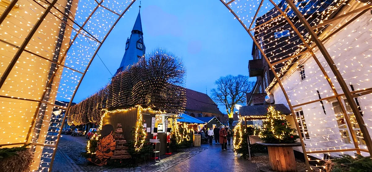 Kerstmarkt in Tønder Zuid-Jutland
