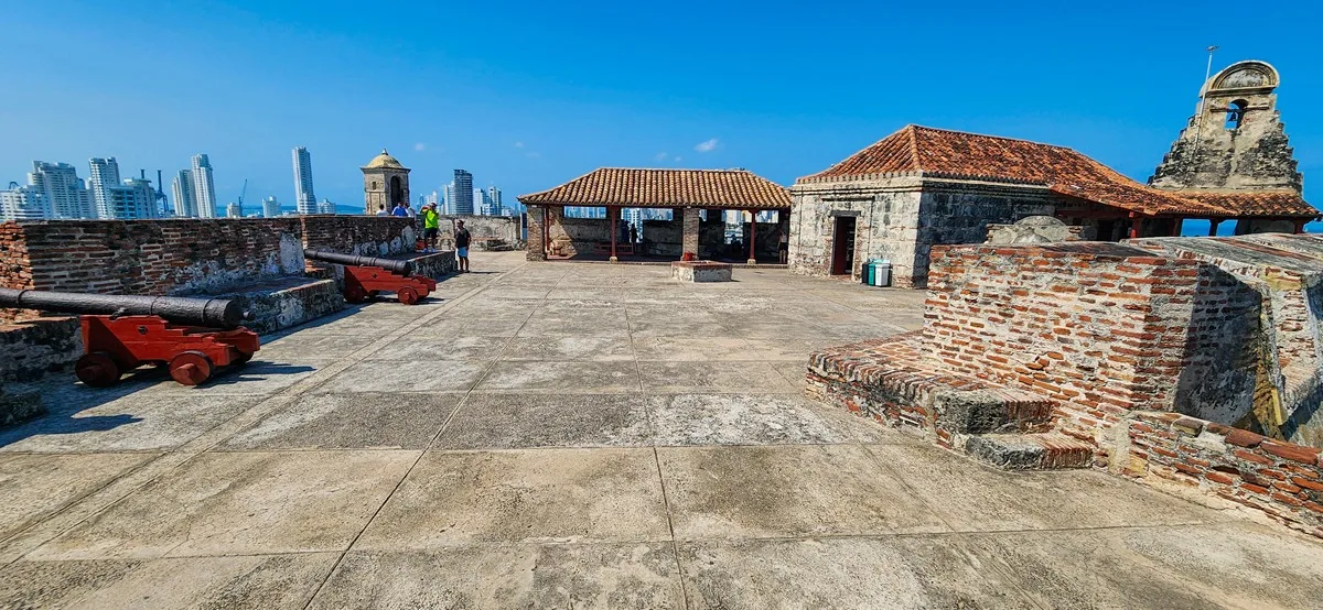 Kasteel bezoeken Cartagena