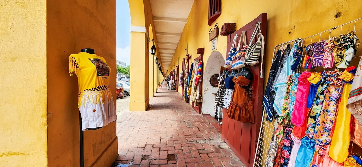 Waar souvenirs kopen Cartagena Colombia